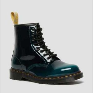 NWT RARE Green Vegan Dr. Martens
